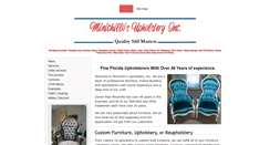 Desktop Screenshot of minichillosupholstery.com